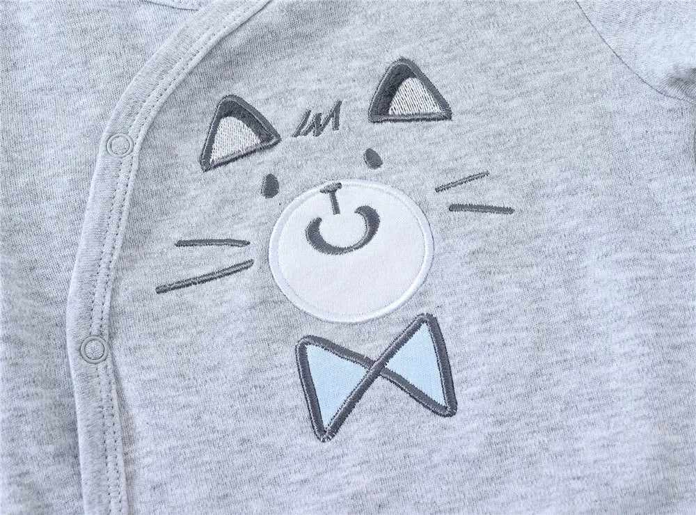 Macacão Bebê Menino Algodão Design Urso - Outono