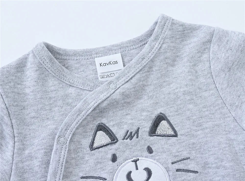 Macacão Bebê Menino Algodão Design Urso - Outono